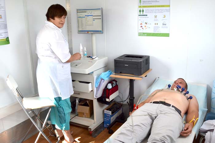 Идет обследование сердца