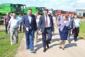 Во время рабочей поездки по Ардатовскому району глава региона Г.С. Никитин посетил ООО "Меридиан-Голяткино"