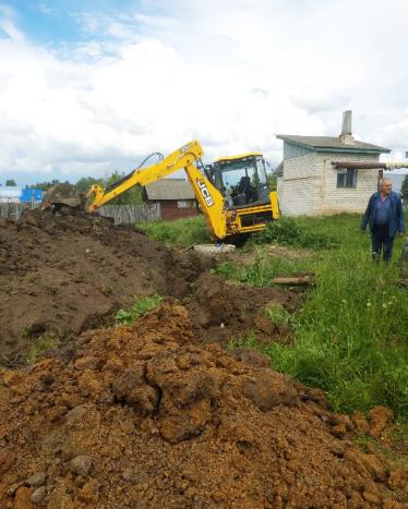Теперь и в Кужендееве проложен новый центральный водопровод